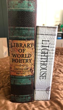 Book shaped storage boxes