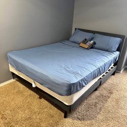 Full Bed Frame /full Mattress 