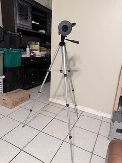 Portable telescope with tripod