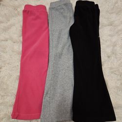 Girls Fleece Bell Bottoms Pants