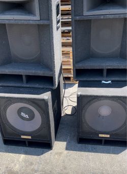 Carvin & Yamaha DJ/Church PA Speaker System Setup