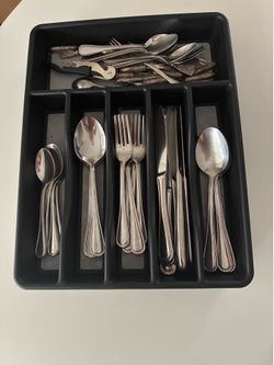Stainless Steel, Set of 6, Dinner Ware Reduced to $10    $.   15