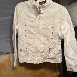 Danlisi White Women’s Jacket Large 