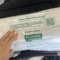 Fi-Foil vapor retarder