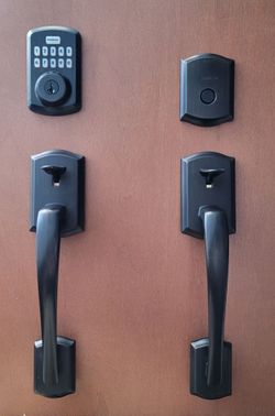Kwikset Prescott double door Entry set