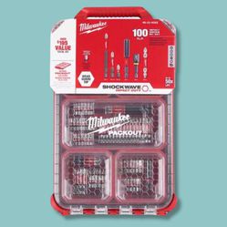 Milwaukee SHOCKWAVE Impact Duty Alloy Steel Driver Bit Set with PACKOUT Case (90-Piece)