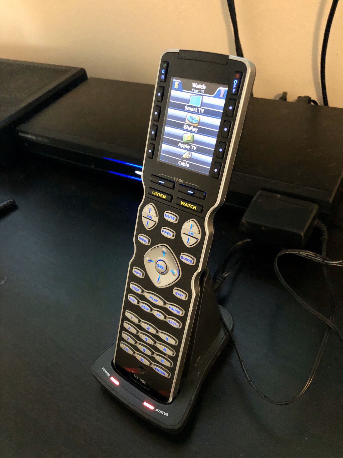 URC MX-980 Remote with charging cradle