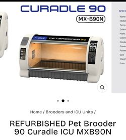 REFURBISHED Pet Brooder 90 Curadle ICU MXB90N