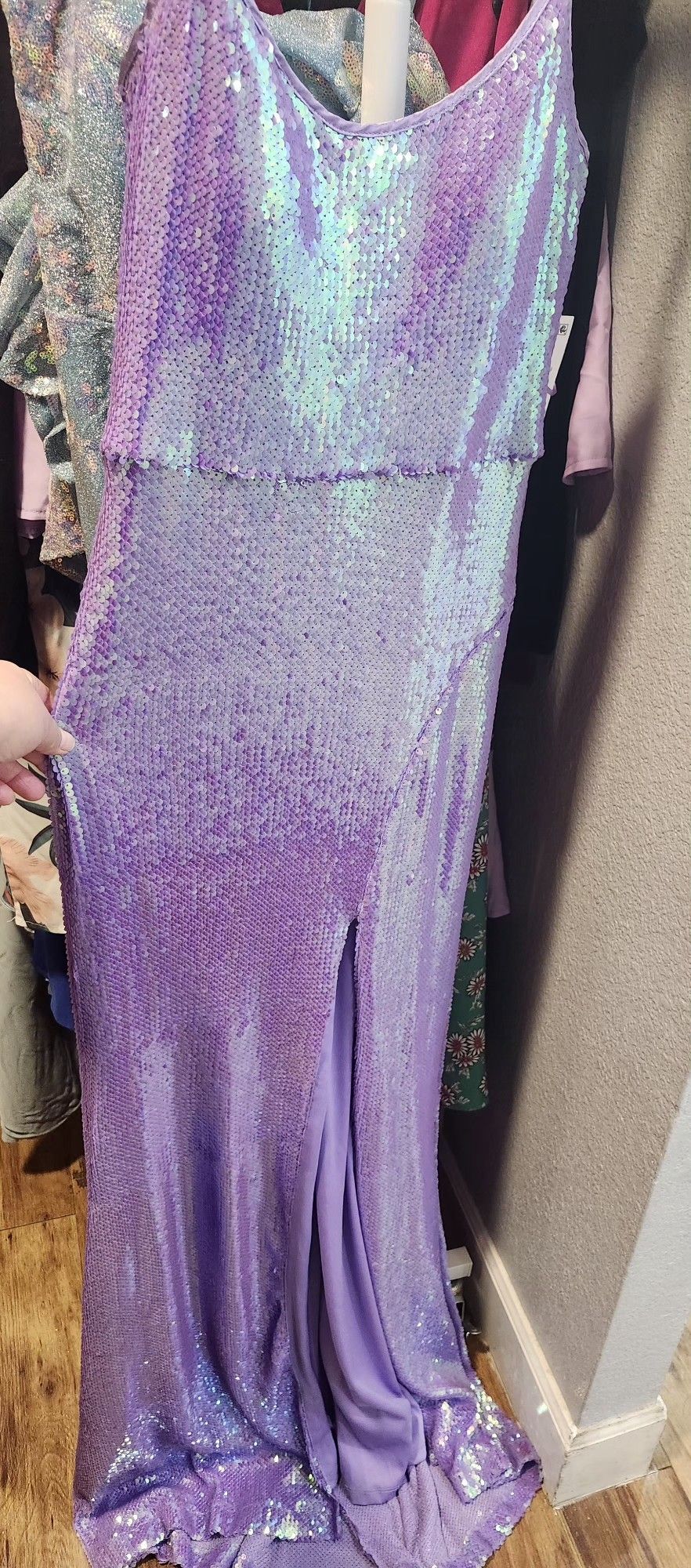 Prom purple dress