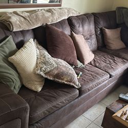 Section Couch Brown