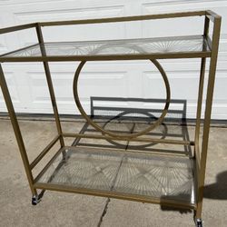 Glass Bar Cart