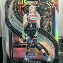 2025 Select Silver Prizm Paige Bueckers Rookie RC
