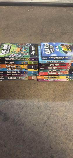Dog Man/Cat Kid Comic Club Books