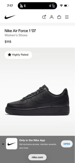 Brand New Women’s Nike Air Force 1 ‘07 - size 7