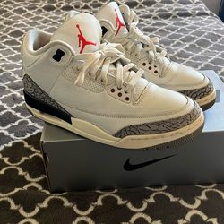 Jordan 3 White Cement Size 10