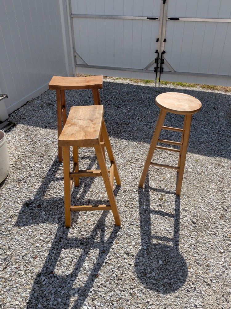 Solid Wood Stools