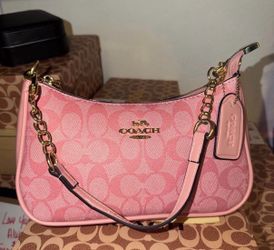 Pink coach purse