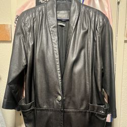 Leather Coat