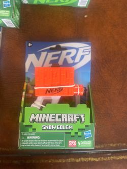 NERF Minecraft snow golem