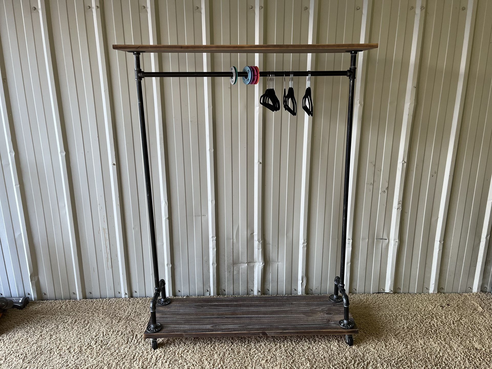 Clothes Rack on Wheels