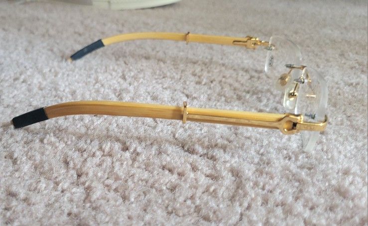 Cartier Wooden Frame Glasses