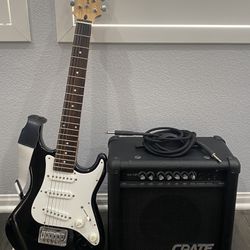Dean Avalanche Electric Guitar with Crate GX-15R Amp