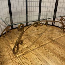 Vintage Hollywood Regency Coffee Table