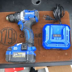 Kobalt Brushless Cordless Power Drill W/ Battery And Charger 