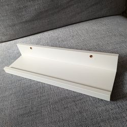 White shelf
