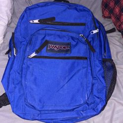 Blue Jansport Backpack