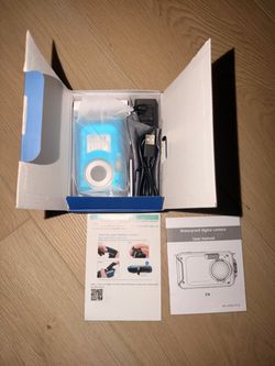 New 4K Waterproof Camera with 32GB Card Waterproof Digital Camera 56MP