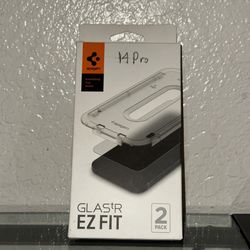 Spigen EZ Fit tempered glass for iPhone 14 Pro
