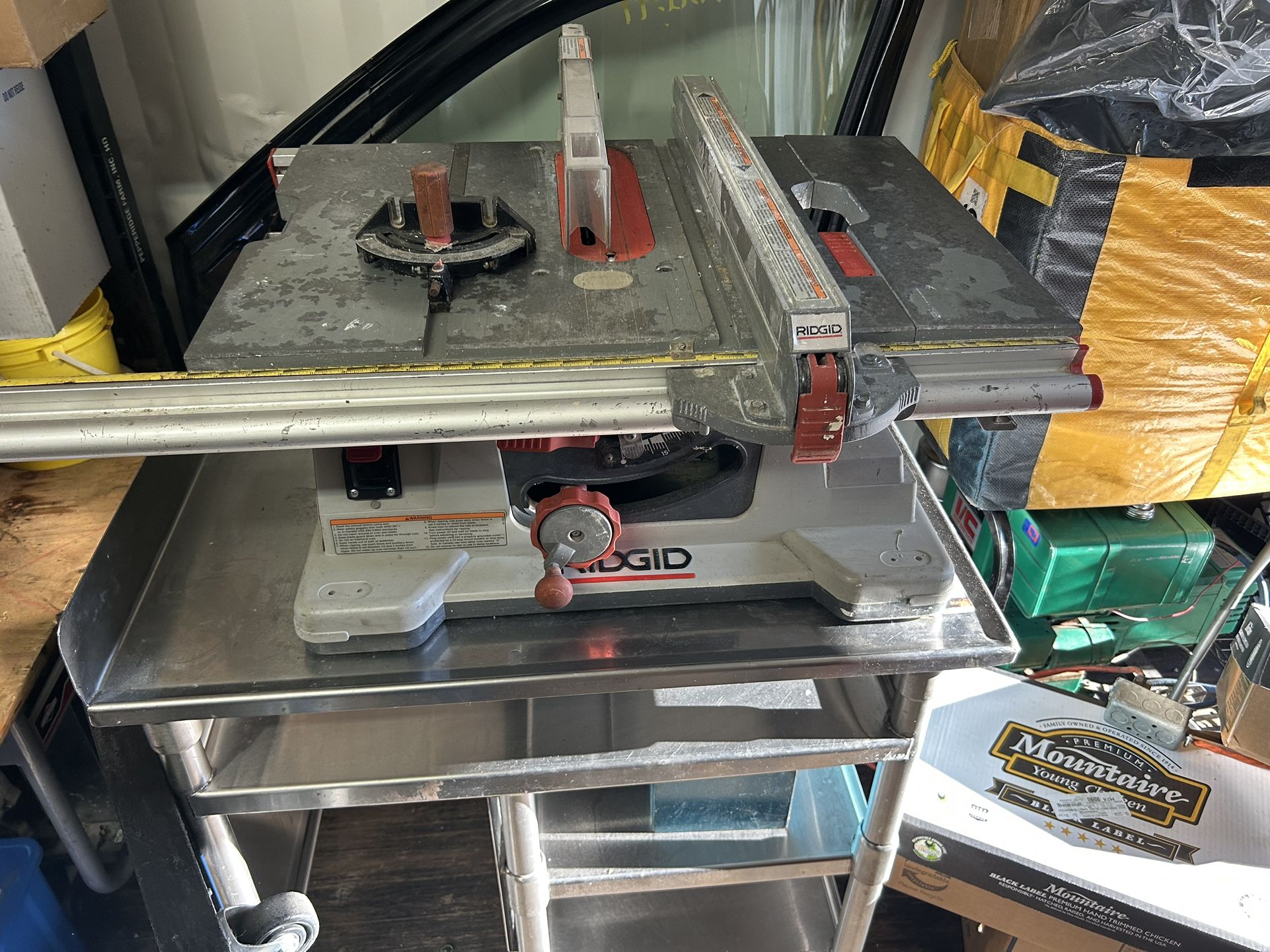 Big Rigid Table Saw