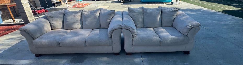 Grey sofa/couches