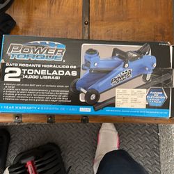 2-Ton Power Torque Hydraulic Floor Jack – Used Once – Like New