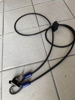 Brinks Bicycle Cable And Padlock