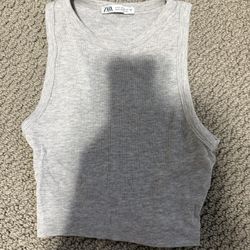 Zara Gray Tank Top