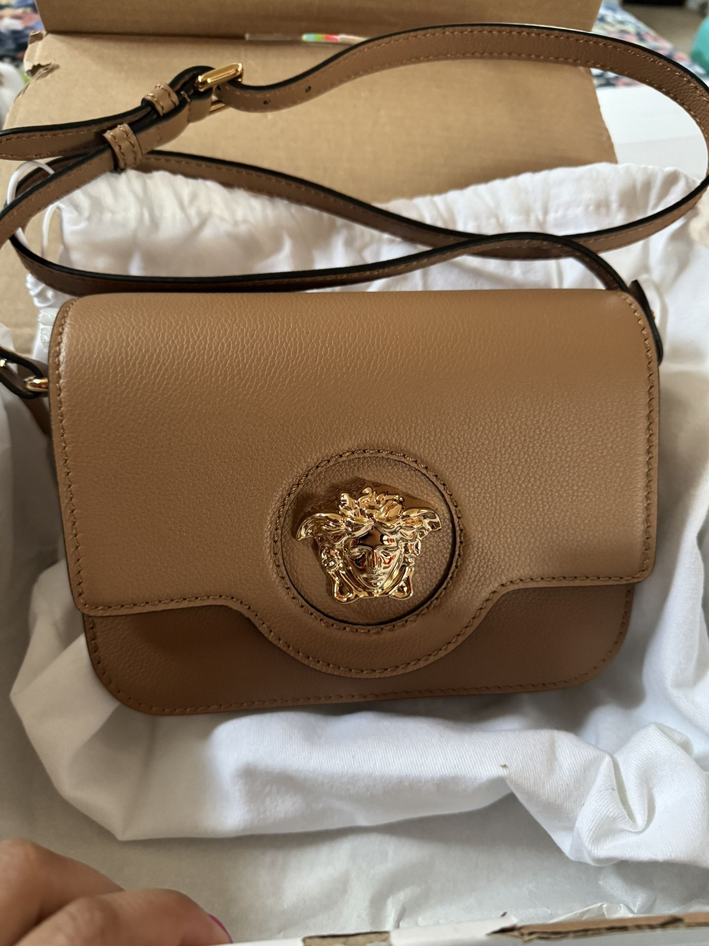 Versace Leather Crossbody