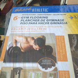 6pk Gym Flooring Extra Thick 24 Sq Ft Gold Series