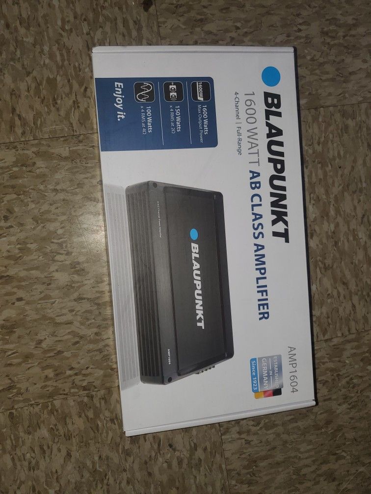 AMPLIFICADOR BLAUPUT 1600 WATTS 4 CANALES