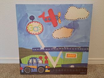 Oopsy Daisy Too Transportation Country Canvas Wall Art For Kids