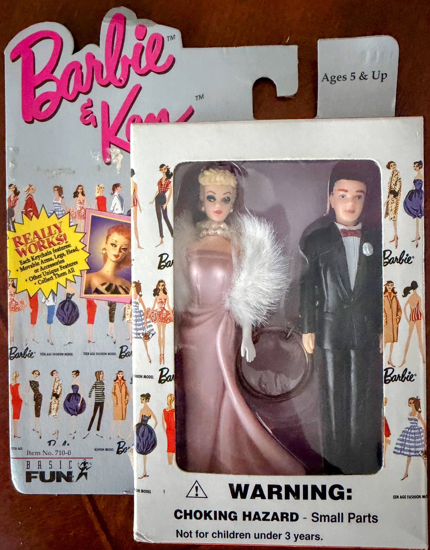 🔑 Vintage Barbie & Ken Keychain Set for Sale! 💖  