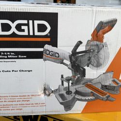 Ridgid Sliding Miter Saw