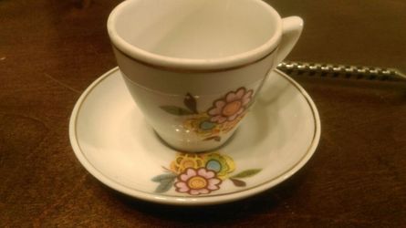 Brazil Pozzani Jundia Espresso cup and saucer. Vintage