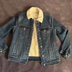 Old Navy Sherpa Denim Jacket, Women’s Size S