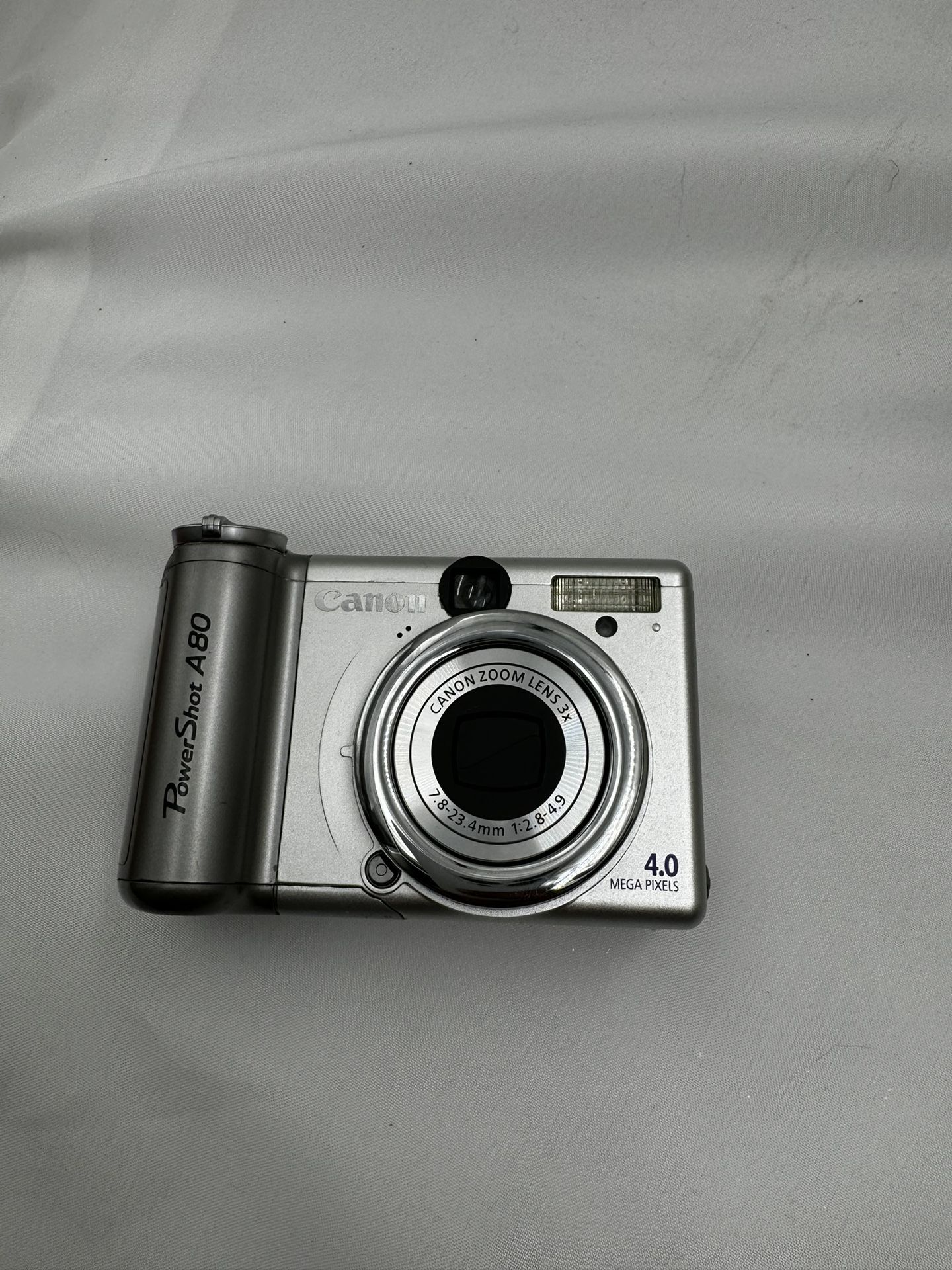 Canon PowerShot A80 Digital Camera 4.0MP 3X optical Zoom Excellent