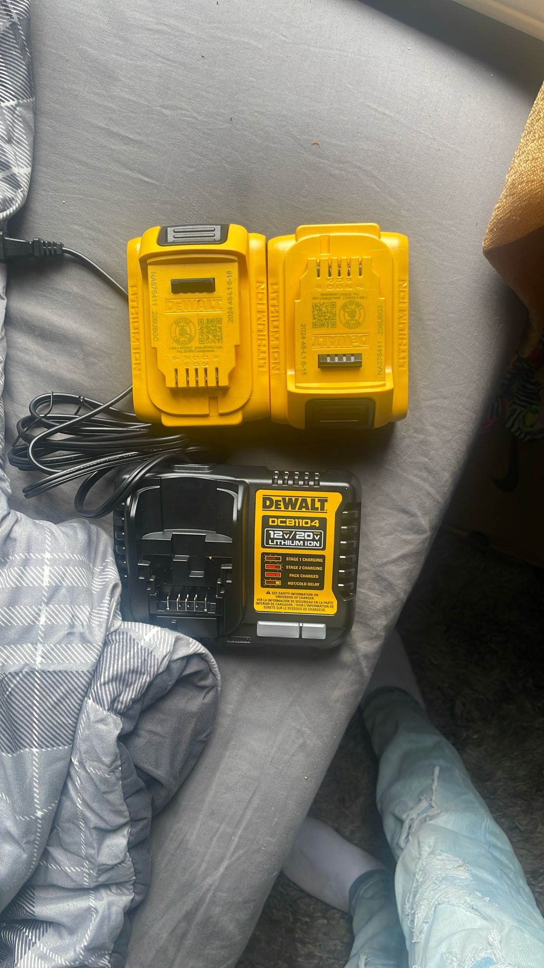 Dewalt Batteries, And Charger
