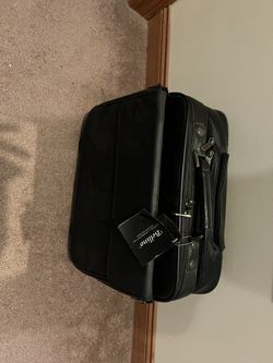 Leather Briefcase, Rolling