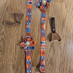 Floral Dog Leashes And Bells