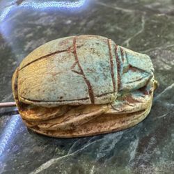 Vintage Scarab Beetle  Pin. Excellent Condition 